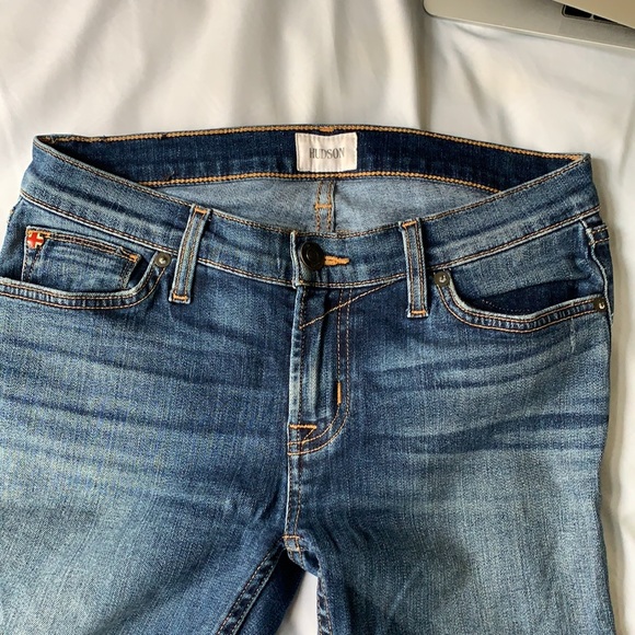 Hudson Cropped Rolled Jeans - Picture 4 of 8